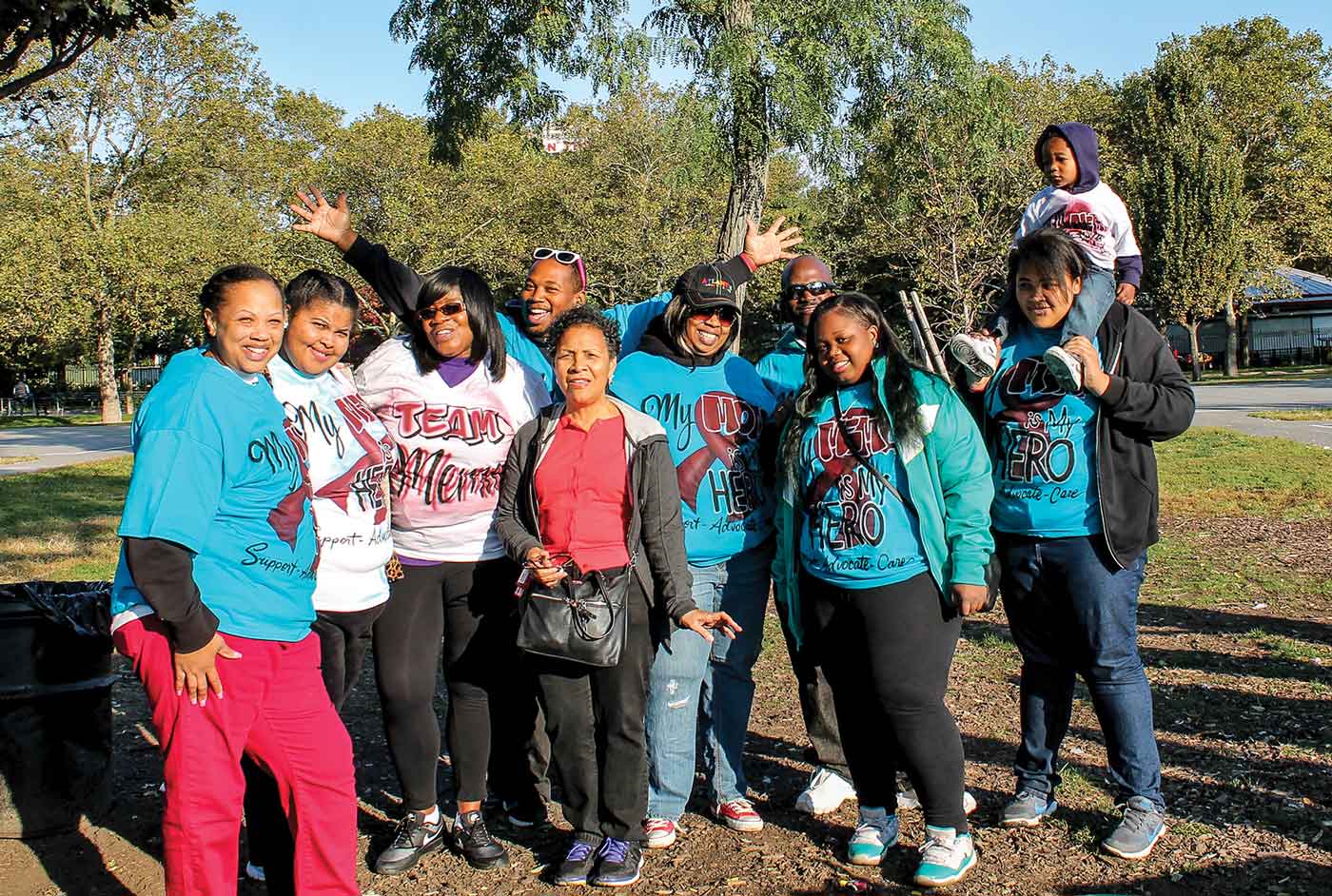 Walk for myeloma with mostly African American participants