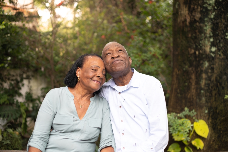 Older African American couple
